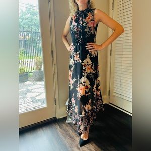 Beautiful black flower dress